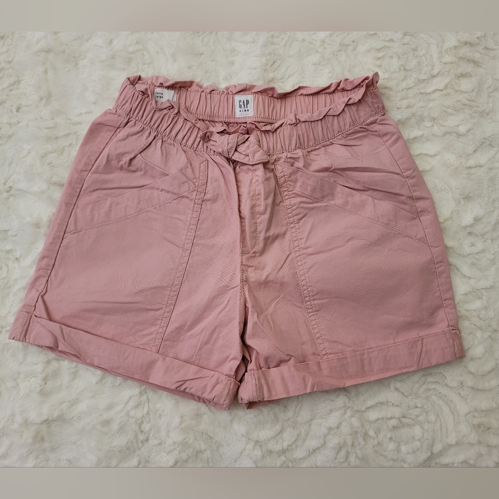 Gap Girl Pink Elasticized Waist Pull-on Shorts Size XL (12-13 Years)